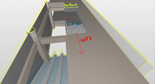 6m Clearance infront of escalators.gif
