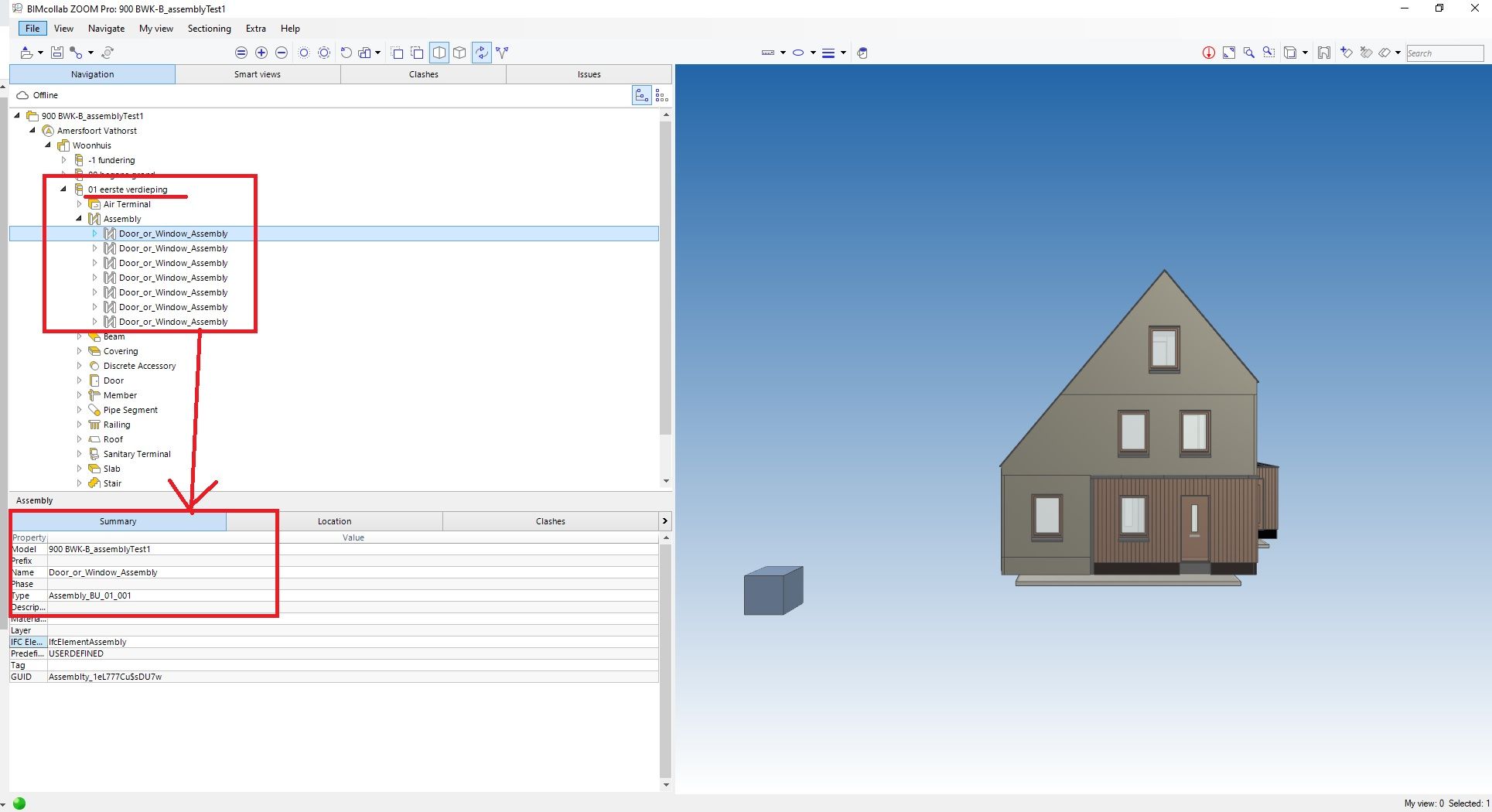 BIMcollabZoomShowingTheNameAndTypeOfAssemblyOn1stFloor.jpg