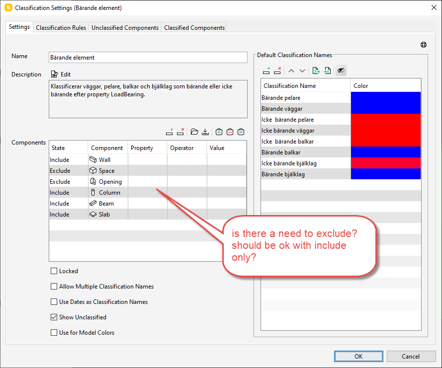 Solibri question classification filters.png